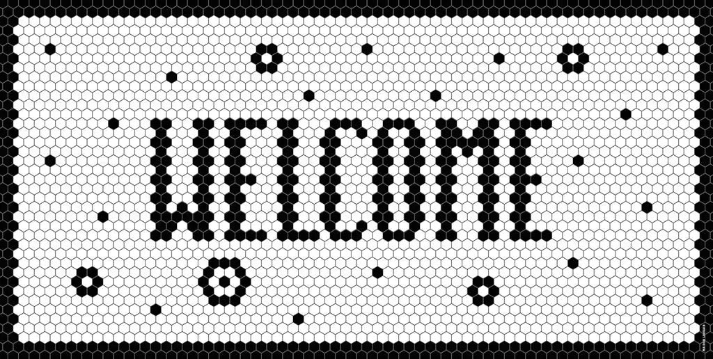 Vinyl Carpet - Welcome  - X-Large