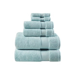 Premium 6-piece Bath Towel Set, Blue (1000GSM)